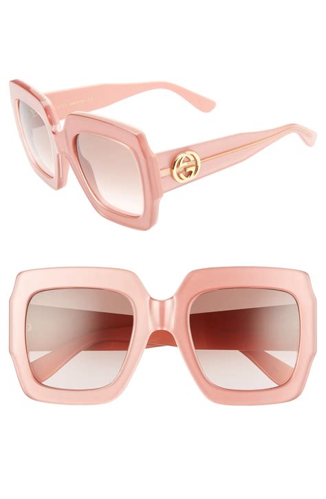 gucci square sunglasses nordstrom|Gucci bedazzled sunglasses.